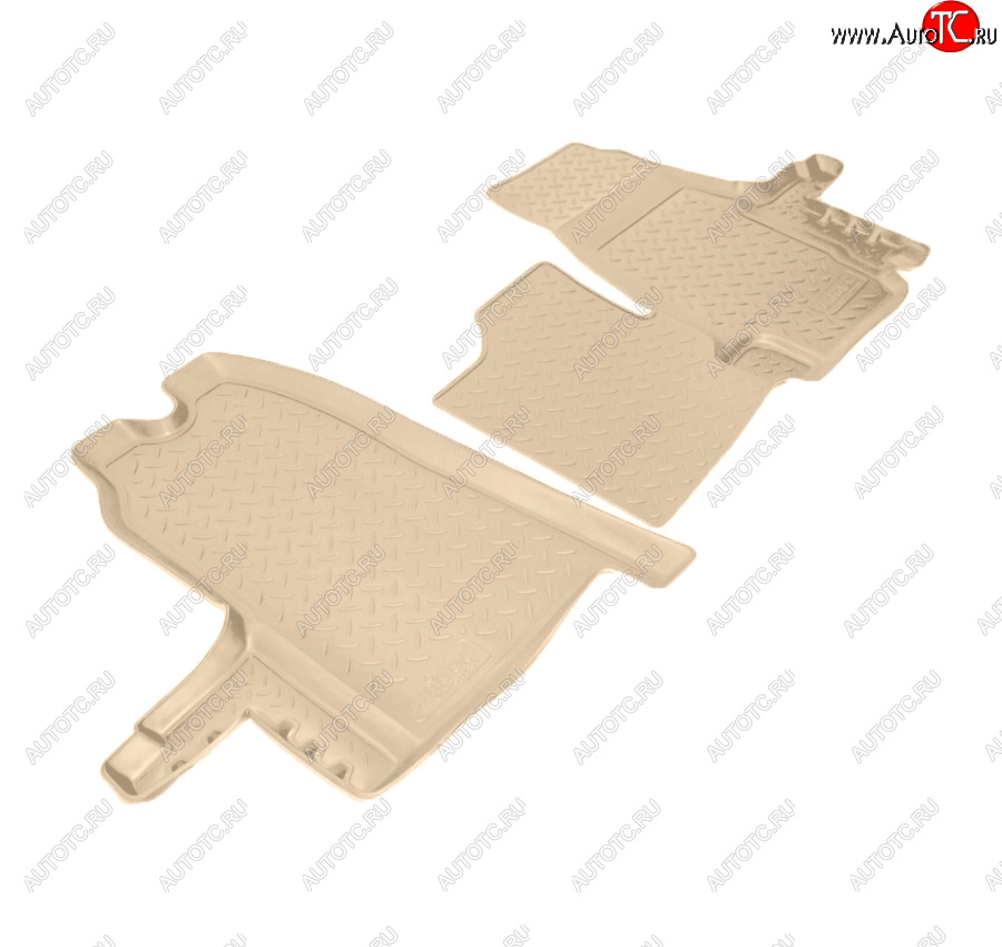 2 449 р. Коврики салона Norplast Unidec  Ford Transit (2006-2014) цельнометаллический фургон (Цвет: бежевый)  с доставкой в г. Пермь