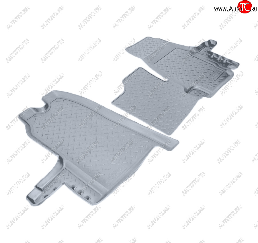 2 449 р. Коврики салона Norplast Unidec  Ford Transit (2006-2014) цельнометаллический фургон (Цвет: серый)  с доставкой в г. Пермь