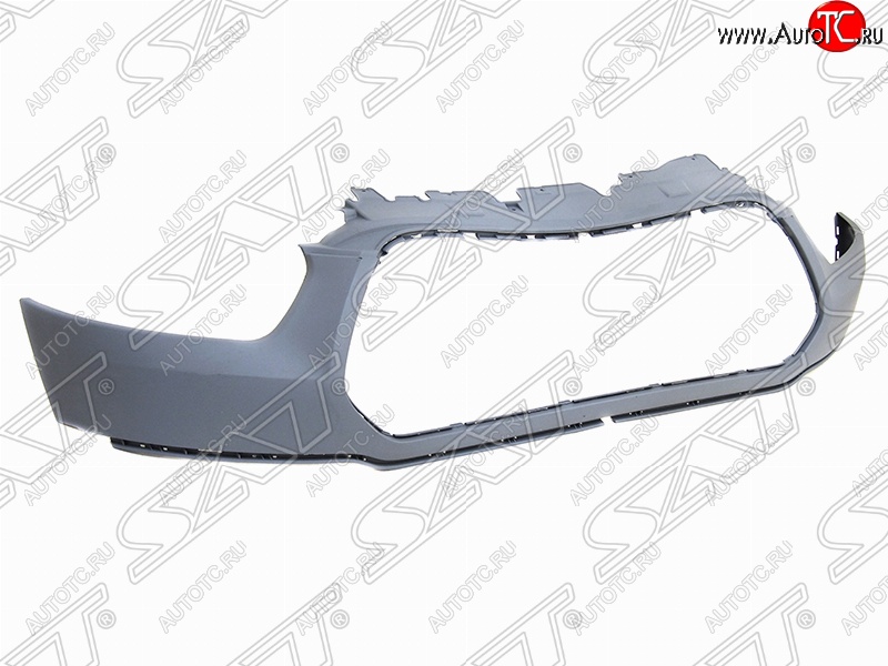 4 199 р. Передний бампер SAT Ford Transit цельнометаллический фургон (2014-2022) (Неокрашенный)  с доставкой в г. Пермь