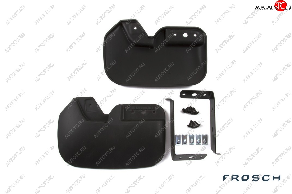 1 249 р. Брызговики передние Frosch Ford Transit цельнометаллический фургон (2014-2022)  с доставкой в г. Пермь