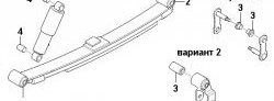 1 079 р. Полиуретановый сайлентблок рессор задней подвески Точка Опоры Ford Transit цельнометаллический фургон дорестайлинг (1986-1991)  с доставкой в г. Пермь. Увеличить фотографию 2