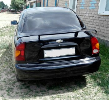 3 099 р. Низкий универсальный спойлер Кураж Hyundai I40 1 VF дорестайлинг седан (2011-2015) (Без места под стоп сигнал, Неокрашенный)  с доставкой в г. Пермь. Увеличить фотографию 16