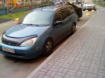 2 819 р. Пластиковые пороги Sport V2 Ford Focus 1 универсал дорестайлинг (1998-2002)  с доставкой в г. Пермь. Увеличить фотографию 3