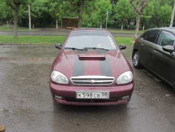 479 р. Воздухозаборник Снайпер на капот Foton Toano 1 цельнометаллический фургон (2023-2025) (Неокрашенный)  с доставкой в г. Пермь. Увеличить фотографию 3