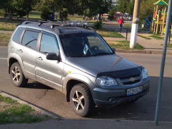 4 089 р. Экспедиционный багажник Лидер Chevrolet Niva 2123 рестайлинг (2009-2020)  с доставкой в г. Пермь. Увеличить фотографию 7
