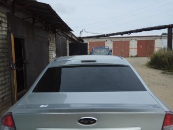 5 399 р. Козырёк на заднее стекло Concept (с вырезом) Ford Focus 2  седан дорестайлинг (2004-2008) (Неокрашенный)  с доставкой в г. Пермь. Увеличить фотографию 8