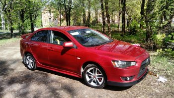 579 р. Реснички на фары Style  Mitsubishi Lancer  10 CY (2007-2017) седан дорестайлинг, хэтчбэк дорестайлинг, седан рестайлинг, хэтчбек 5 дв рестайлинг (Неокрашенные)  с доставкой в г. Пермь. Увеличить фотографию 7