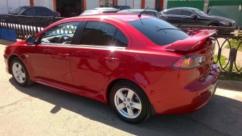 4 799 р. Спойлер Сток 2л  Mitsubishi Lancer  10 CY (2007-2017) седан дорестайлинг, седан рестайлинг (Неокрашенный)  с доставкой в г. Пермь. Увеличить фотографию 5