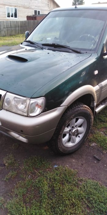 6 449 р. Правое переднее пластиковое крыло (левый руль) Стандарт Nissan Terrano2 R20 2-ой рестайлинг (1999-2006)  с доставкой в г. Пермь. Увеличить фотографию 2
