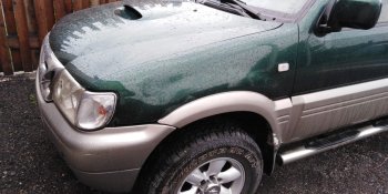 6 449 р. Правое переднее пластиковое крыло (левый руль) Стандарт Nissan Terrano2 R20 2-ой рестайлинг (1999-2006)  с доставкой в г. Пермь. Увеличить фотографию 3