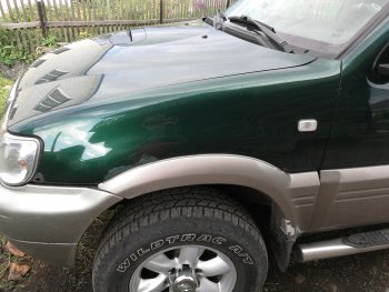 6 449 р. Правое переднее пластиковое крыло (левый руль) Стандарт Nissan Terrano2 R20 2-ой рестайлинг (1999-2006)  с доставкой в г. Пермь. Увеличить фотографию 4