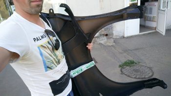 4 099 р. Переднее левое пластиковое крыло Стандарт АБС  Лада Калина ( 1118,  1117,  1119) - Калина Спорт  1119 (Неокрашенное)  с доставкой в г. Пермь. Увеличить фотографию 8