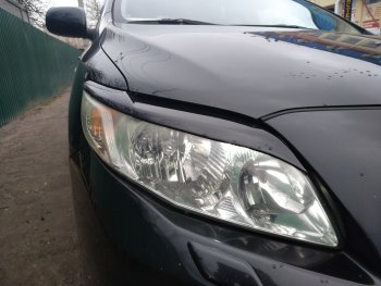739 р. Реснички Elegance  Toyota Corolla  E150 (2006-2010) седан дорестайлинг (Неокрашенные)  с доставкой в г. Пермь. Увеличить фотографию 5