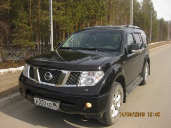 3 299 р. Молдинги дверей RA (узкие, комплект) Nissan Pathfinder R51 дорестайлинг (2004-2007) (Поверхность глянец (под окраску), Неокрашенные)  с доставкой в г. Пермь. Увеличить фотографию 9
