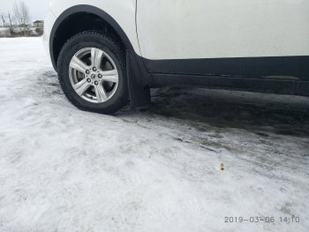749 р. Универсальные передние брызговики (широкие) ПТП64 Uni4  Renault Duster HS дорестайлинг (2010-2015)  с доставкой в г. Пермь. Увеличить фотографию 12