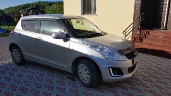 1 999 р. Дефлектора окон CA-Plastiс Suzuki Swift ZC72S дорестайлинг, хэтчбэк 5 дв. (2010-2013) (Classic полупрозрачный)  с доставкой в г. Пермь. Увеличить фотографию 2