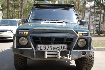 3 299 р. Дневные ходовые огни с поворотниками Тюн-Авто Classic Лада Нива 4х4 2121 3 дв. дорестайлинг (1977-2019) (Поворотник в НИЖНЕЙ секции, светится равномерно)  с доставкой в г. Пермь. Увеличить фотографию 11