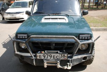 3 299 р. Дневные ходовые огни с поворотниками Тюн-Авто Classic Лада Нива 4х4 2121 3 дв. дорестайлинг (1977-2019) (Поворотник в НИЖНЕЙ секции, светится равномерно)  с доставкой в г. Пермь. Увеличить фотографию 9