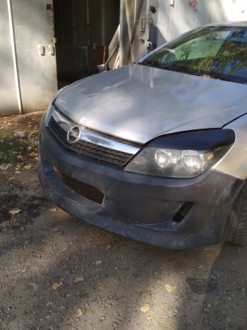 829 р. Реснички Global Tuning Opel Astra H хэтчбек 5дв рестайлинг (2007-2015) (Неокрашенные)  с доставкой в г. Пермь. Увеличить фотографию 24