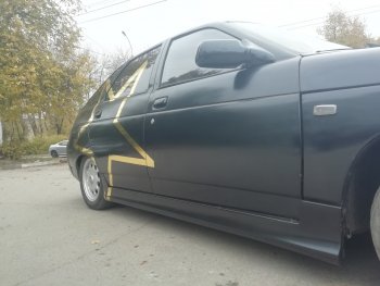 1 599 р. Комплект порогов Avtoritet  Лада 2110 - Приора ( 2170,  2171,  2172) (Без захода на арку, Неокрашенные)  с доставкой в г. Пермь. Увеличить фотографию 5