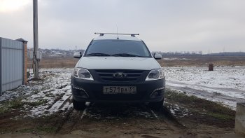 5 399 р. Вставки под ПТФ с ДХО в передний бампер Тюн-Авто  Лада Ларгус (2012-2021) дорестайлинг R90 (Стандарт)  с доставкой в г. Пермь. Увеличить фотографию 21