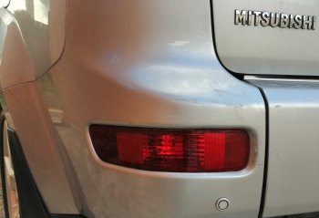 969 р. Левый фонарь в задний бампер SAT Mitsubishi Outlander XL (CW)  дорестайлинг (2005-2009)  с доставкой в г. Пермь. Увеличить фотографию 2
