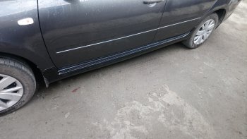 1 759 р. Пороги накладки GT Datsun mi-DO хэтчбэк (2014-2021) (Неокрашенные)  с доставкой в г. Пермь. Увеличить фотографию 5