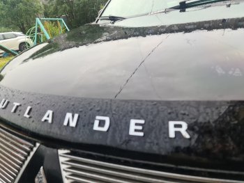 3 299 р. Дефлектор капота NovLine Mitsubishi Outlander XL (CW)  дорестайлинг (2005-2009)  с доставкой в г. Пермь. Увеличить фотографию 3