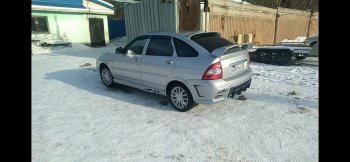 6 899 р. Задний бампер на автомобиль Лекс  Лада Приора  2172 (2008-2014) хэтчбек дорестайлинг (Неокрашенный)  с доставкой в г. Пермь. Увеличить фотографию 5