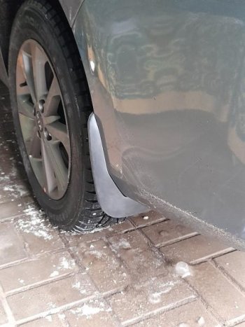 1 099 р. Брызговики задние Norplast  KIA Rio  4 FB (2020-2025) рестайлинг седан  с доставкой в г. Пермь. Увеличить фотографию 2