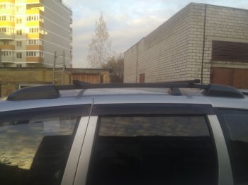 4 389 р. Рейлинги и поперечины Metall-Design  Chevrolet Niva  2123 (2002-2008), Лада 2123 (Нива Шевроле) (2002-2008) (Цвет: Черный)  с доставкой в г. Пермь. Увеличить фотографию 15