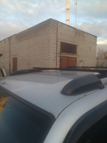 4 389 р. Рейлинги и поперечины Metall-Design  Chevrolet Niva  2123 (2002-2008), Лада 2123 (Нива Шевроле) (2002-2008) (Цвет: Черный)  с доставкой в г. Пермь. Увеличить фотографию 14