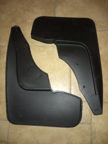 1 739 р. Брызговики Duster-Guard ПЕРЕДНИЕ широкие (2 шт) NISSAN Terrano 2014-  Nissan Terrano  D10 (2013-2022) дорестайлинг, рестайлинг  с доставкой в г. Пермь. Увеличить фотографию 3