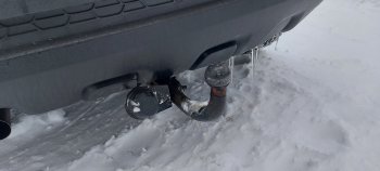 4 999 р. Фаркоп Металл Дизайн  Nissan Terrano  D10 (2013-2022), Renault Duster  HS (2010-2021) (Без розетки и жгута)  с доставкой в г. Пермь. Увеличить фотографию 4