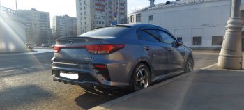7 499 р. Пластиковые пороги Kudos  KIA Rio  4 FB (2016-2025) дорестайлинг седан, рестайлинг седан (Неокрашенные)  с доставкой в г. Пермь. Увеличить фотографию 3