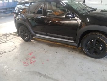 4 649 р. Молдинги дверей Артформ Renault Duster HS дорестайлинг (2010-2015)  с доставкой в г. Пермь. Увеличить фотографию 4
