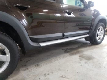 4 649 р. Молдинги дверей Артформ Renault Duster HS дорестайлинг (2010-2015)  с доставкой в г. Пермь. Увеличить фотографию 8