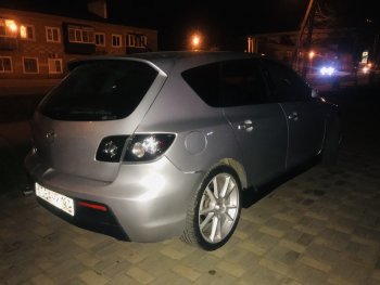 4 099 р. Пороги накладки Sport Mazda 3/Axela BK дорестайлинг, хэтчбэк (2003-2006) (Неокрашенные)  с доставкой в г. Пермь. Увеличить фотографию 9