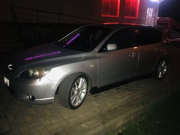 4 099 р. Пороги накладки Sport Mazda 3/Axela BK дорестайлинг, хэтчбэк (2003-2006) (Неокрашенные)  с доставкой в г. Пермь. Увеличить фотографию 8