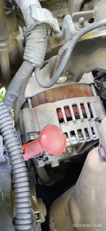 9 599 р. Генератор SAT (12V/80A) Nissan Primera 3 универсал P12 (2002-2008)  с доставкой в г. Пермь. Увеличить фотографию 3