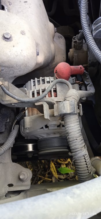 9 599 р. Генератор SAT (12V/80A) Nissan Primera 3 универсал P12 (2002-2008)  с доставкой в г. Пермь. Увеличить фотографию 2