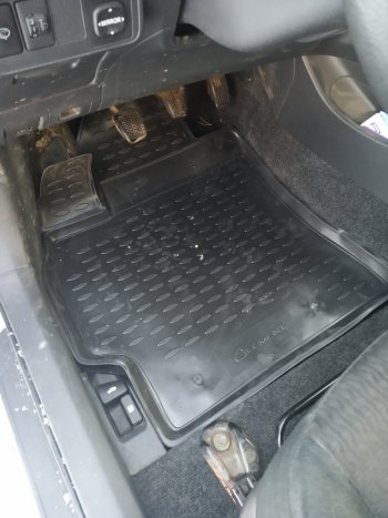 2 399 р. Комплект ковриков салона Element (полиуретан) Toyota Corolla E140 седан дорестайлинг (2007-2010)  с доставкой в г. Пермь. Увеличить фотографию 4