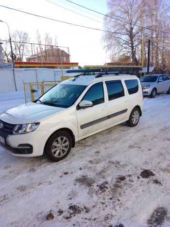 21 049 р. Универсальный багажник-корзина трехсекционный широкий (2100х1300 мм, под поперечины) Petroil Tuning Hyundai Genesis DH седан рестайлинг (2014-2017)  с доставкой в г. Пермь. Увеличить фотографию 4