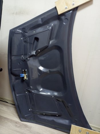 27 999 р. Пластиковый капот Mugen Style Honda Civic FD седан дорестайлинг (2005-2008) (Неокрашенный)  с доставкой в г. Пермь. Увеличить фотографию 8