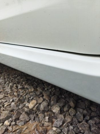 6 999 р. Пороги накладки ST Ford Focus 2 седан рестайлинг (2007-2011) (Неокрашенные)  с доставкой в г. Пермь. Увеличить фотографию 8