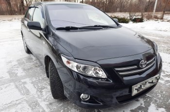 1 299 р. Комплект ресничек на фары Sport  Toyota Corolla  E150 (2006-2010) седан дорестайлинг (Неокрашенные)  с доставкой в г. Пермь. Увеличить фотографию 18