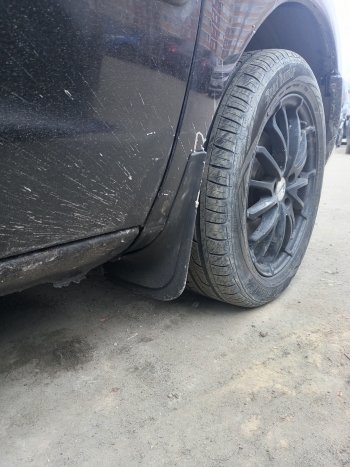 359 р. Универсальные передние брызговики (22х30 см) Frosсh Honda Domani MA рестайлинг (1995-1996)  с доставкой в г. Пермь. Увеличить фотографию 22