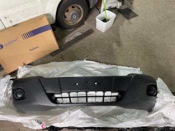 7 199 р. Передний бампер (нижняя часть) EUROBUMP Ford Transit цельнометаллический фургон (2014-2022) (Неокрашенный)  с доставкой в г. Пермь. Увеличить фотографию 2