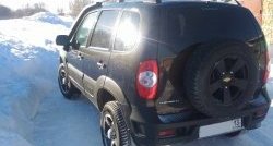2 699 р. Комплект поперечин Лидер (для комплектации GLS, GLC (на штатные рейлинги))  Chevrolet Niva  2123 (2009-2020), Лада 2123 (Нива Шевроле) (2009-2021), Лада Нива Трэвел (2021-2025)  с доставкой в г. Пермь. Увеличить фотографию 4
