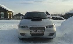 4 799 р. Передний бампер Я - Робот под штатную оптику  Лада 2110 - 2112 (Неокрашенный)  с доставкой в г. Пермь. Увеличить фотографию 17